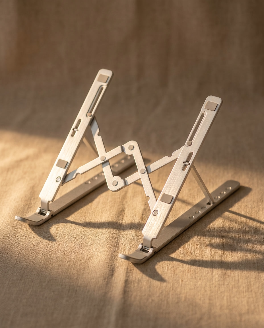 Support ordinateur portable — Aluminium 7 hauteurs